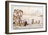 Donations from the Low Tide, 1790: the Search for Shells for the Game of the Kai Awase. Artwork by-Kitagawa Utamaro-Framed Giclee Print