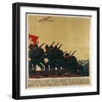 Donations to the Air Fleet, 1914-Eduard Renggli the Younger-Framed Giclee Print