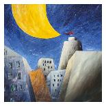 Sotto una grande luna gialla-Donato Larotonda-Laminated Giclee Print