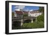 Donau Bridge, crossing the River Danube, Donauschingen (Donaueschingen), Black Forest, Baden-Wurtte-James Emmerson-Framed Photographic Print