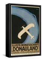 Donauland Magazine Cover, Airplane-null-Framed Stretched Canvas