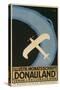 Donauland Magazine Cover, Airplane-null-Stretched Canvas