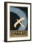 Donauland Magazine Cover, Airplane-null-Framed Art Print