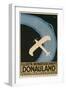 Donauland Magazine Cover, Airplane-null-Framed Art Print