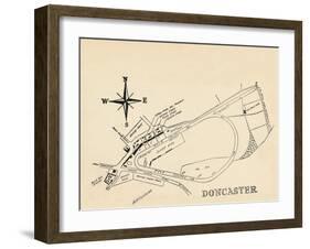 Doncaster Race Course, 1940-null-Framed Giclee Print