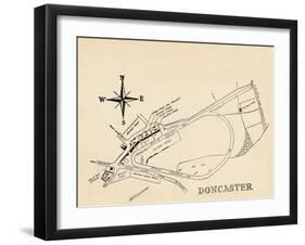 Doncaster Race Course, 1940-null-Framed Giclee Print