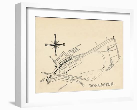 Doncaster Race Course, 1940-null-Framed Giclee Print