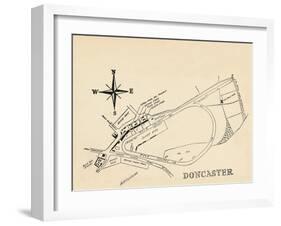 Doncaster Race Course, 1940-null-Framed Giclee Print