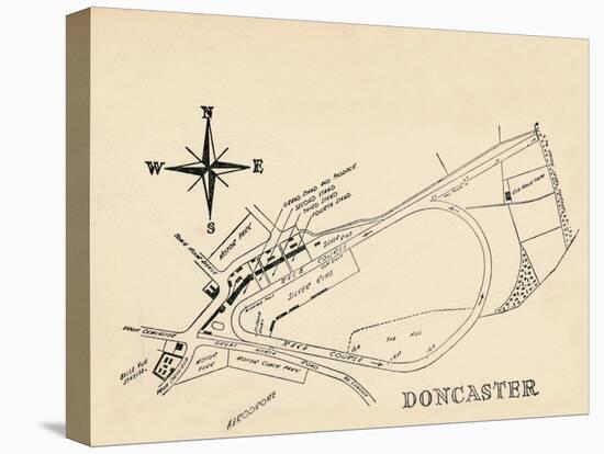 Doncaster Race Course, 1940-null-Stretched Canvas