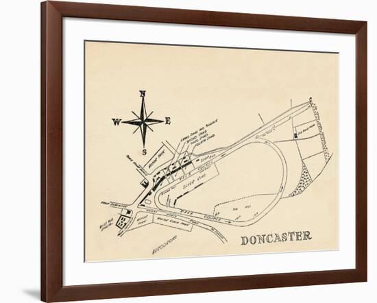 Doncaster Race Course, 1940-null-Framed Giclee Print