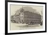 Donegana's Hotel, Montreal, Destroyed by Fire on 16 August-null-Framed Giclee Print