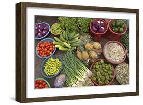 Dong Ba Market, Hue, Vietnam, Indochina, Southeast Asia, Asia-Bruno Morandi-Framed Photographic Print