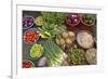 Dong Ba Market, Hue, Vietnam, Indochina, Southeast Asia, Asia-Bruno Morandi-Framed Photographic Print