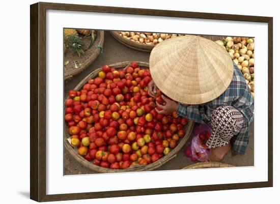 Dong Ba Market, Hue, Vietnam, Indochina, Southeast Asia, Asia-Bruno Morandi-Framed Photographic Print