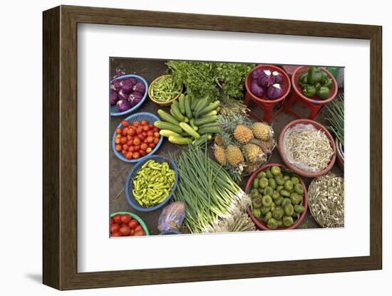 Dong Ba Market, Hue, Vietnam, Indochina, Southeast Asia, Asia-Bruno Morandi-Framed Photographic Print