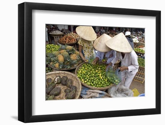 Dong Ba Market, Hue, Vietnam, Indochina, Southeast Asia, Asia-Bruno Morandi-Framed Photographic Print