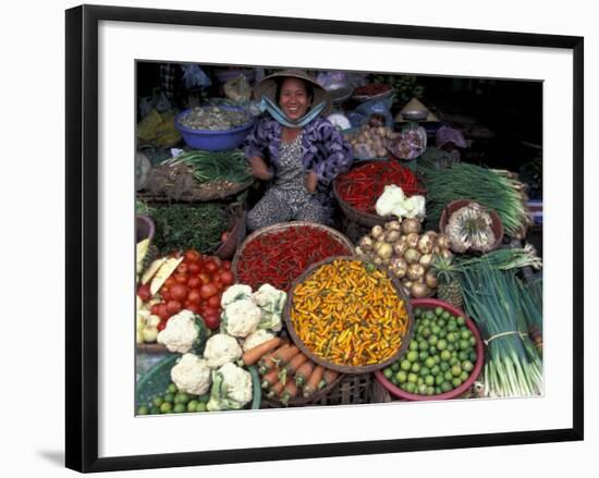 Dong Ba Market, Hue, Vietnam-Keren Su-Framed Photographic Print