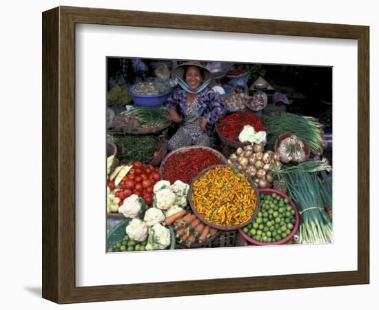 Dong Ba Market, Hue, Vietnam-Keren Su-Framed Photographic Print