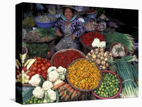 Dong Ba Market, Hue, Vietnam-Keren Su-Stretched Canvas