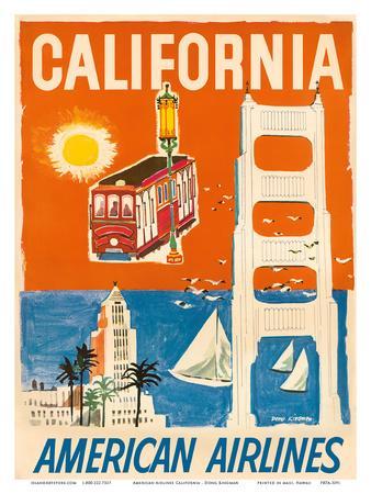 American Airlines 8.5/" X 11/" Travel Poster MEXICO
