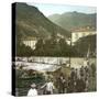 Dongo (Italy), Jetty and Laundry on the Banks of the Lake Como, Circa 1890-Leon, Levy et Fils-Stretched Canvas