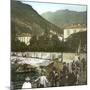 Dongo (Italy), Jetty and Laundry on the Banks of the Lake Como, Circa 1890-Leon, Levy et Fils-Mounted Photographic Print