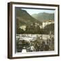 Dongo (Italy), Jetty and Laundry on the Banks of the Lake Como, Circa 1890-Leon, Levy et Fils-Framed Photographic Print