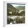 Dongo (Italy), Jetty and Laundry on the Banks of the Lake Como, Circa 1890-Leon, Levy et Fils-Framed Photographic Print