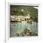 Dongo (Italy), the Village Seen of Lake Como, Circa 1890-Leon, Levy et Fils-Framed Photographic Print