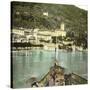 Dongo (Italy), the Village Seen of Lake Como, Circa 1890-Leon, Levy et Fils-Stretched Canvas