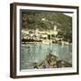 Dongo (Italy), the Village Seen of Lake Como, Circa 1890-Leon, Levy et Fils-Framed Photographic Print