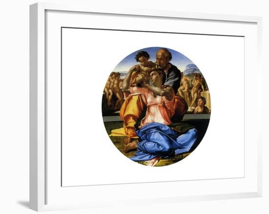 Doni Tondo, 1503-Michelangelo Buonarroti-Framed Giclee Print