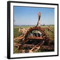 Donkey at an Antiquated Irrigation Wheel-Philip Gendreau-Framed Photographic Print