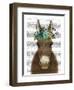 Donkey Bohemian 3 Book Print-Fab Funky-Framed Art Print