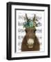 Donkey Bohemian 3 Book Print-Fab Funky-Framed Art Print