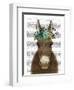 Donkey Bohemian 3 Book Print-Fab Funky-Framed Art Print