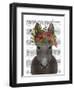 Donkey Bohemian 4 Book Print-Fab Funky-Framed Art Print