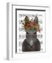 Donkey Bohemian 4 Book Print-Fab Funky-Framed Art Print