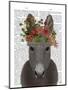 Donkey Bohemian 4 Book Print-Fab Funky-Mounted Art Print