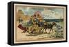 Donkey Cart-null-Framed Stretched Canvas