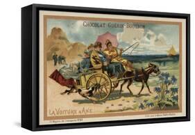 Donkey Cart-null-Framed Stretched Canvas