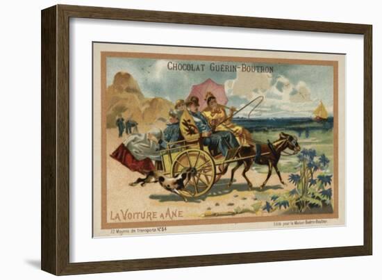 Donkey Cart-null-Framed Giclee Print