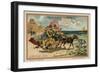 Donkey Cart-null-Framed Giclee Print