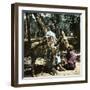 Donkey Drivers in Cairo (Egypt)-Leon, Levy et Fils-Framed Photographic Print