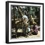 Donkey Drivers in Cairo (Egypt)-Leon, Levy et Fils-Framed Photographic Print