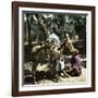 Donkey Drivers in Cairo (Egypt)-Leon, Levy et Fils-Framed Photographic Print