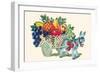 Donkey Fruit Cart-null-Framed Art Print