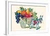 Donkey Fruit Cart-null-Framed Art Print