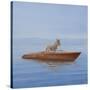 Donkey in a Riva, 2010-Lincoln Seligman-Stretched Canvas