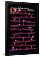 Donkey Kong - Level 1-null-Framed Poster